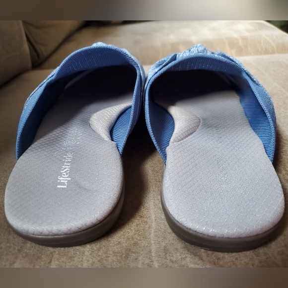 NWOT Life Stride X B Zee's Air Step Kissed Mule In Blue Size 9M - Picture 5 of 9